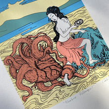 Cargar imagen en el visor de la galería, Abalone Fishergirl, Ilustración.
